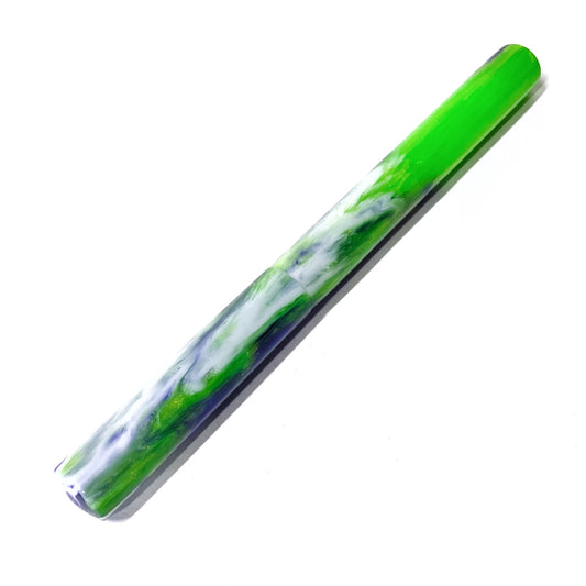 "Electric Love" Resin | Black Stainless Apollo Rollerball Pen