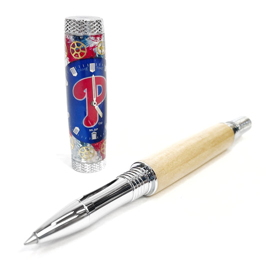 Citizens Bank Park & Phillies Watch Parts Rollerball Pen