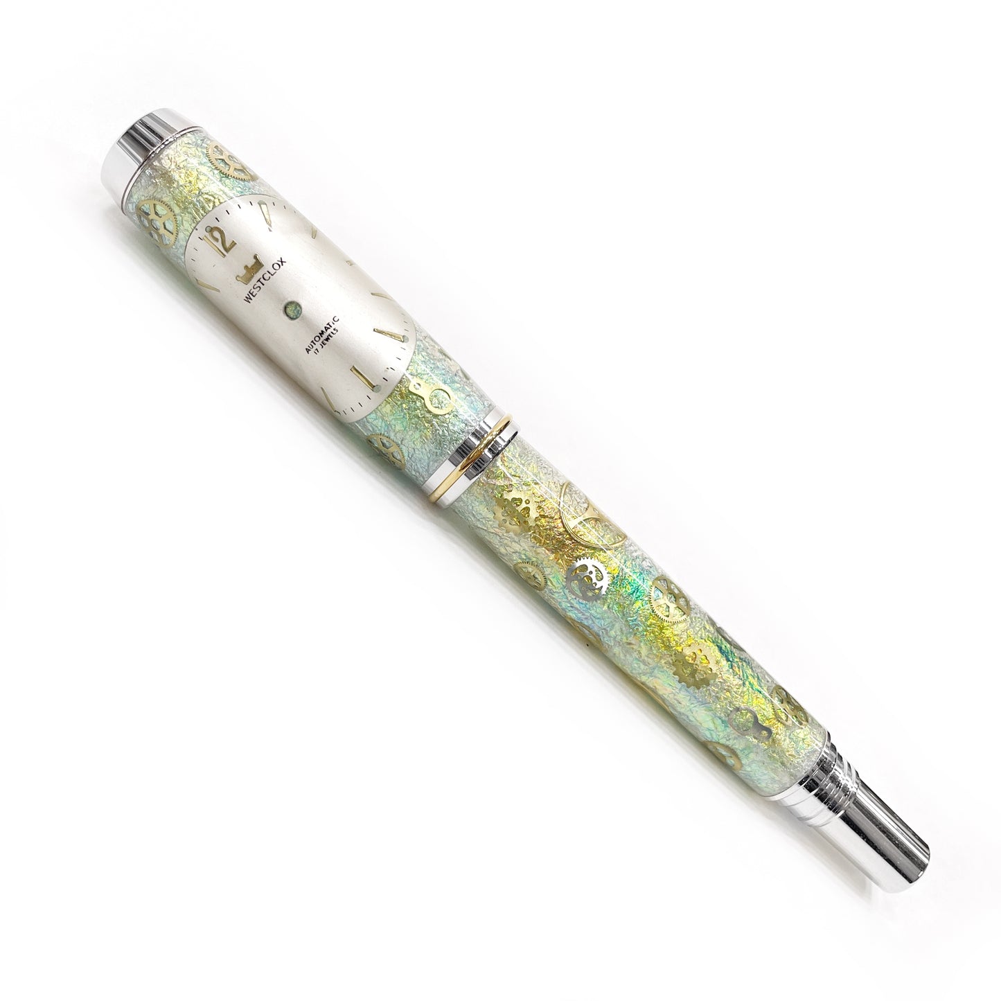 Watch Parts | Rhodium Clooney Rollerball Pen