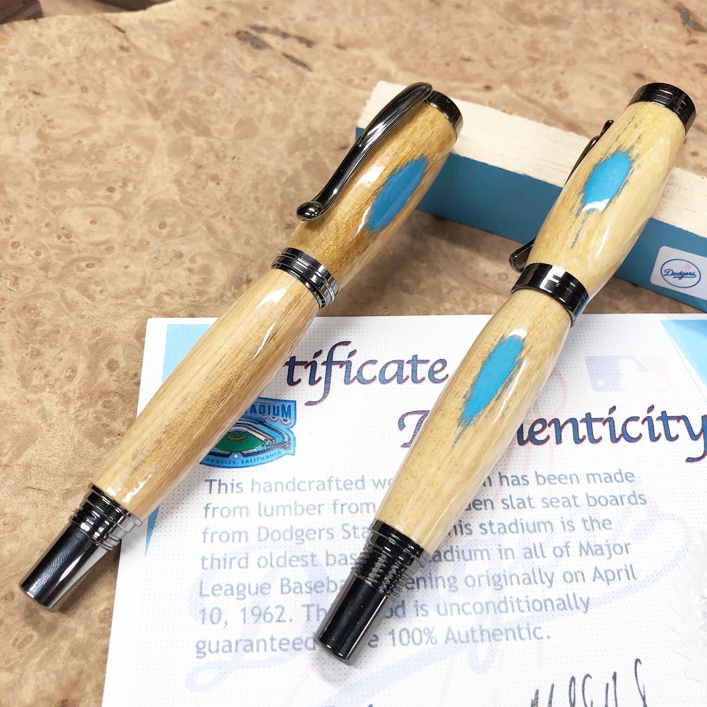 Dodgers Stadium Wood Capped Pen