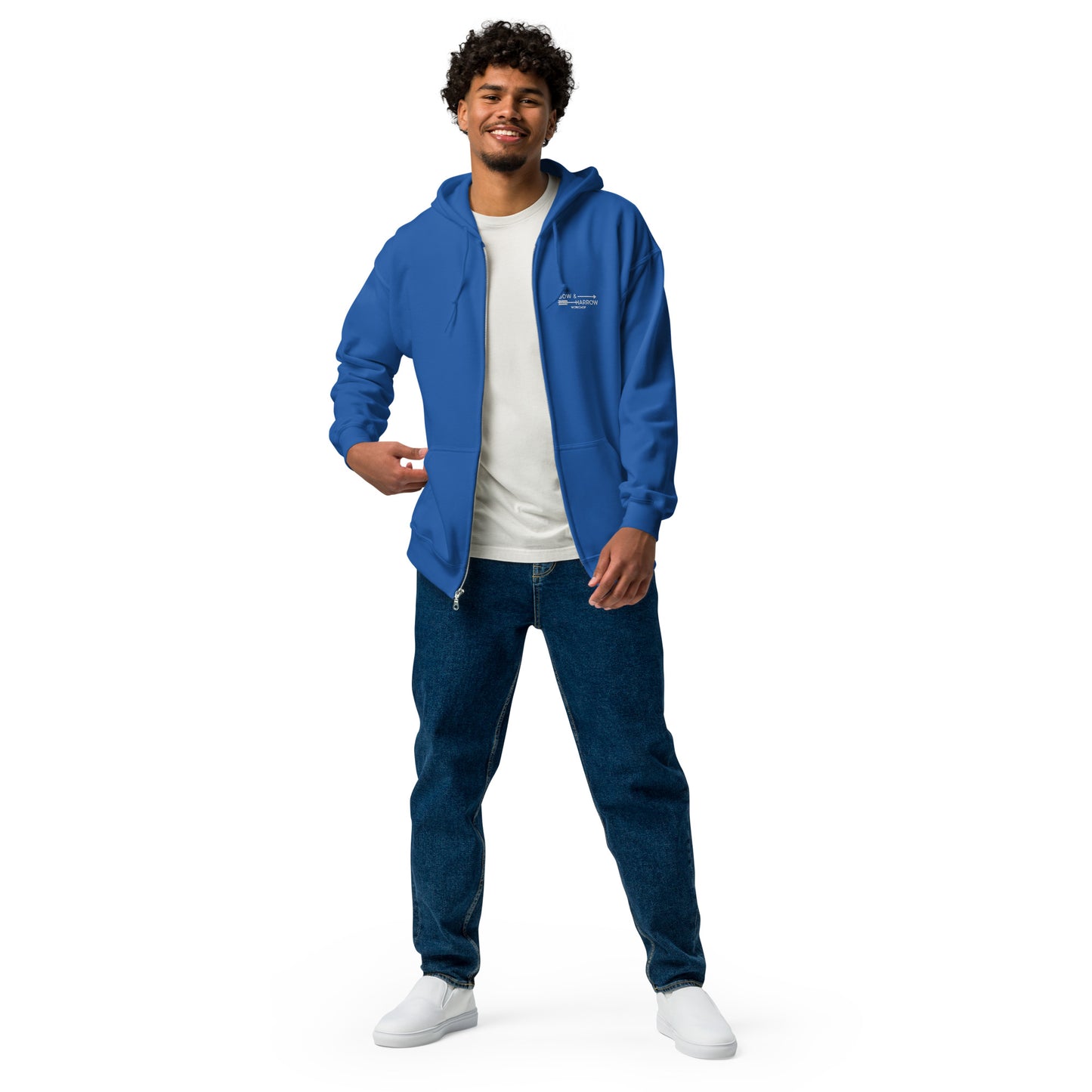 Logo Unisex Heavy Blend Zip Hoodie