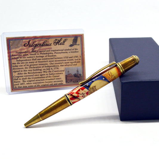 Independence Hall Embedded Artifact | Fitzgerald Ballpoint