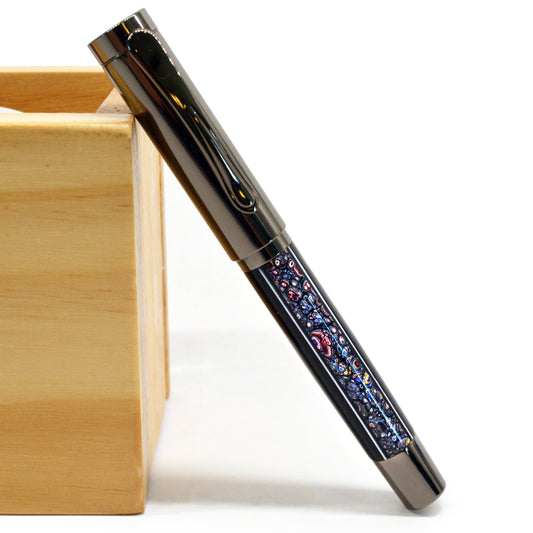 Kenworth Fordite & Ebony | Gun Metal The Pimento Rollerball