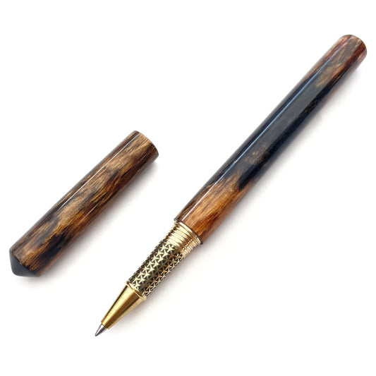 “Copperhead” | Engraved Brass Apollo Rollerball