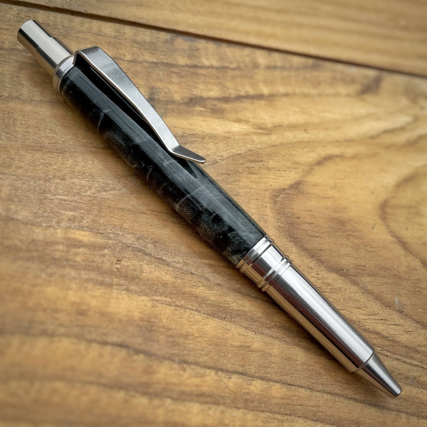 Stainless Steel Coyote Click Ballpoints