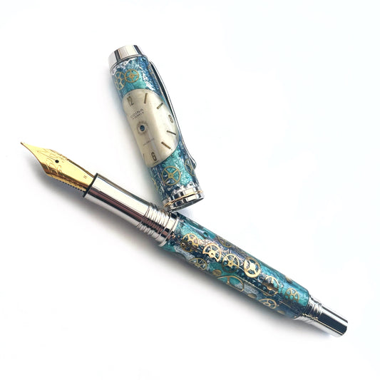 Watch Parts | Rhodium Clooney Fountain Pen