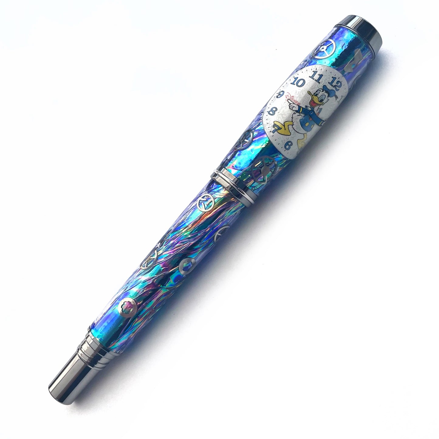 Character Watch Parts | Black Titanium Don Rollerball Pen