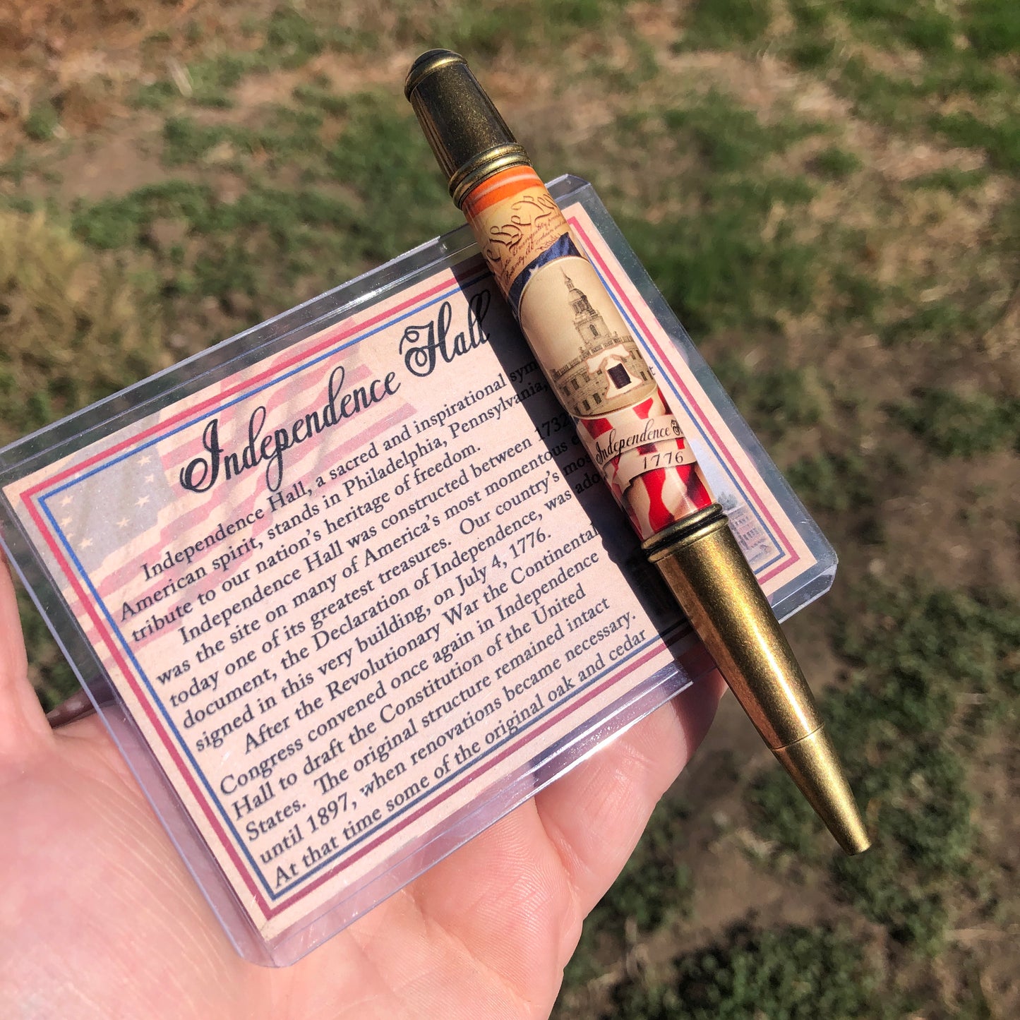 Independence Hall Embedded Artifact | Fitzgerald Ballpoint