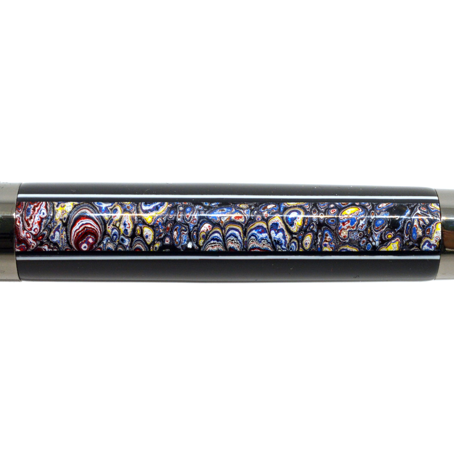 Kenworth Fordite & Ebony | Gun Metal The Pimento Rollerball