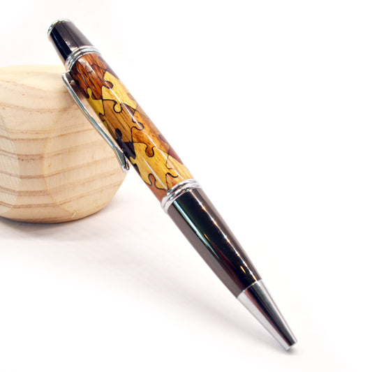 Laser Cut Wood Puzzle | The Fitzgerald Ballpoint
