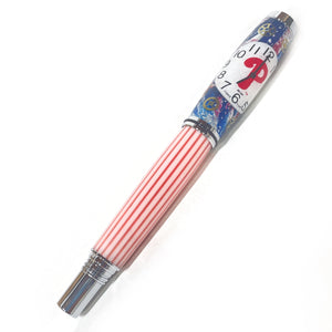 Phillies Watch Parts & Pin Stripes Rollerball Pen