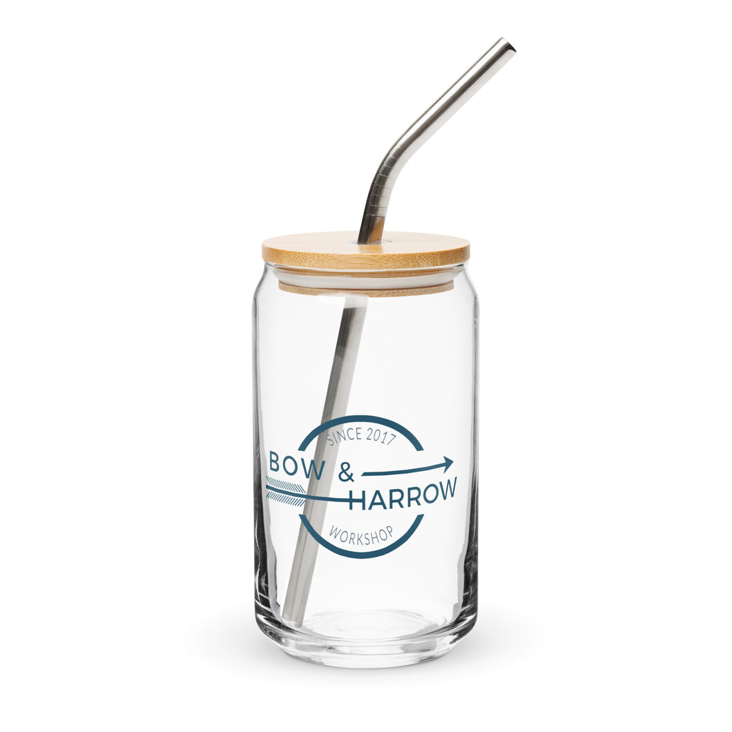 Logo Can-shaped glass