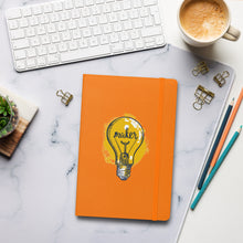 Load image into Gallery viewer, Maker Bulb Hardcover bound notebook