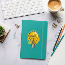 Load image into Gallery viewer, Maker Bulb Hardcover bound notebook