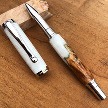 Load image into Gallery viewer, Ghost Gold Hybrid | Rhodium &amp; Gold Clooney Rollerball