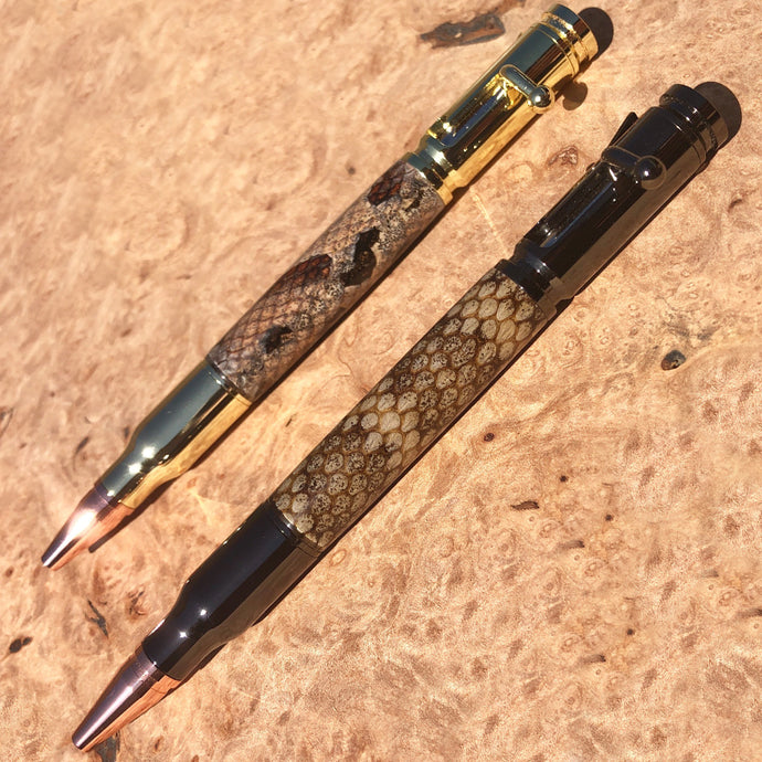 Snake Skin Bolt Action Ballpoints