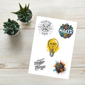 Maker Sticker sheet