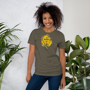 Maker Bulb Unisex t-shirt