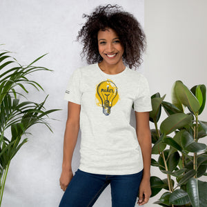 Maker Bulb Unisex t-shirt