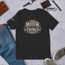 Load image into Gallery viewer, Maker of Things Vintage Logo Unisex t-shirt