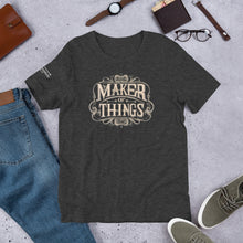 Load image into Gallery viewer, Maker of Things Vintage Logo Unisex t-shirt