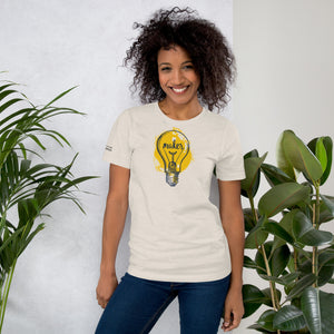 Maker Bulb Unisex t-shirt