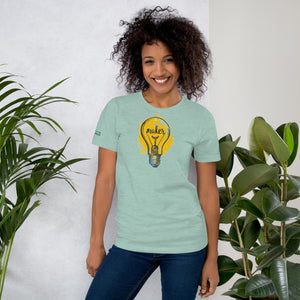 Maker Bulb Unisex t-shirt