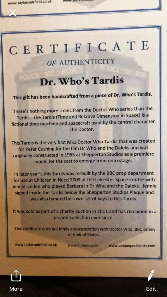 1965 Tardis Prop Wood | Steampunk Bolt-Action Ballpoints