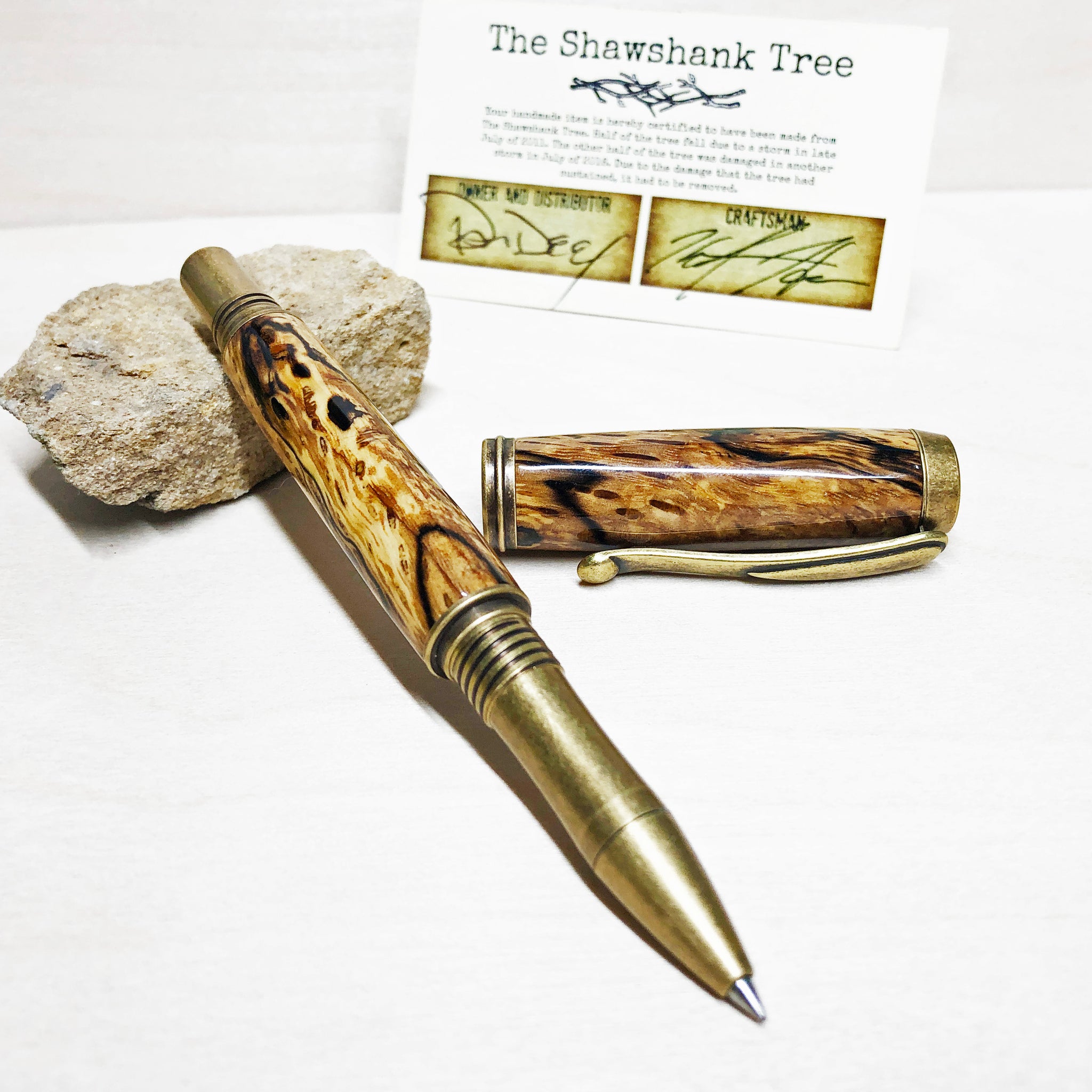 Shawshank Oak Tree  Fountain or Rollerball Pen – Bow & Harrow Workshop