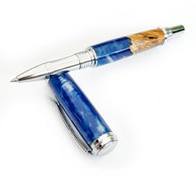 Load image into Gallery viewer, Maple &amp; Resin Hybrid | Chrome Truman Rollerball