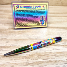 Load image into Gallery viewer, Woodstock Stage Embedded Artifact |Rainbow Hemmingway Ballpoint