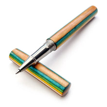Load image into Gallery viewer, Recycled Skateboards | Stainless Steel Apollo Rollerball Pen