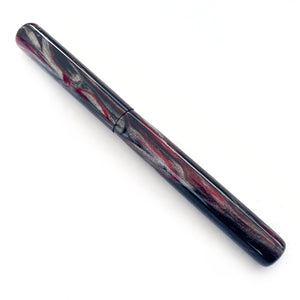 "Rough Ruby" DiamondCast | Stainless Steel Apollo Fountain Pen
