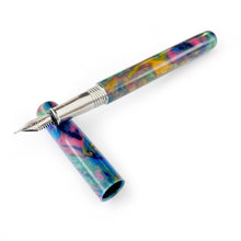 Load image into Gallery viewer, “Reflections” Resin | Stainless Steel Apollo Fountain Pen