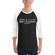 Load image into Gallery viewer, White Logo Baseball Tee