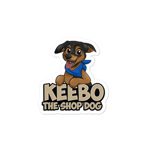 Keebo The Shop Dog Stickers