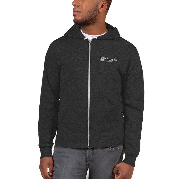 Logo Zip Up Hoodie