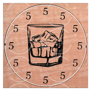 Personalized "5 o' Clock Somewhere" Clock